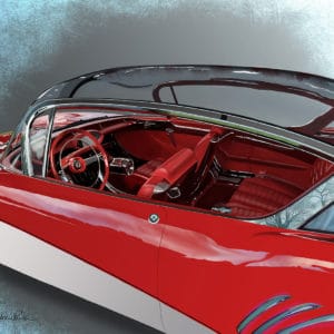 Debra Whelan Art - 1956 Buick Concept Car